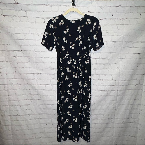 EMERSON FRY JUNEY BUTTON DRESS - BUTTERFLIES MARITIME Size XS - Picture 6 of 10